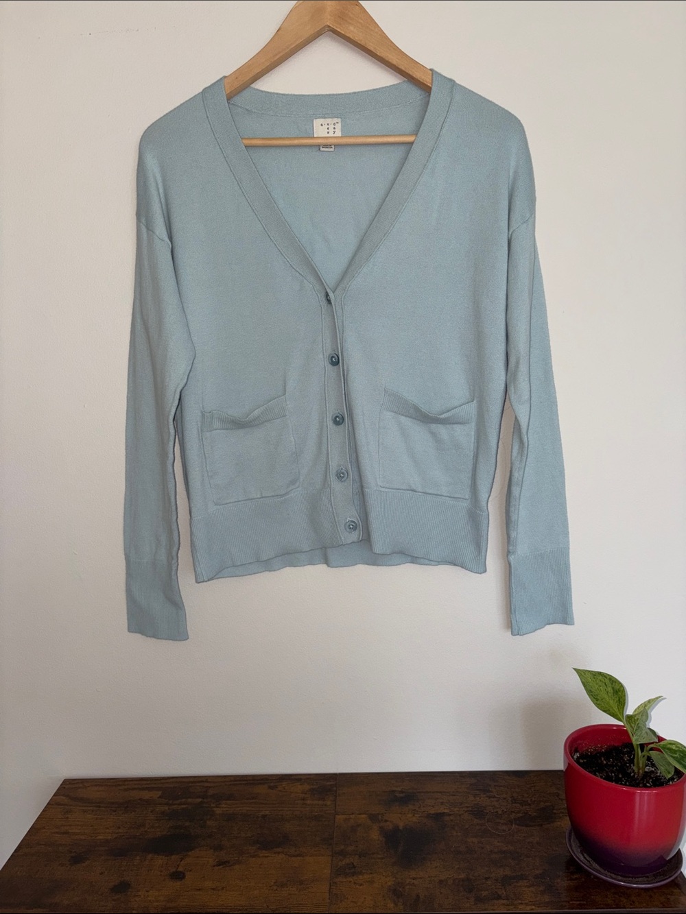 A New Day Light Blue Cardigan - Small